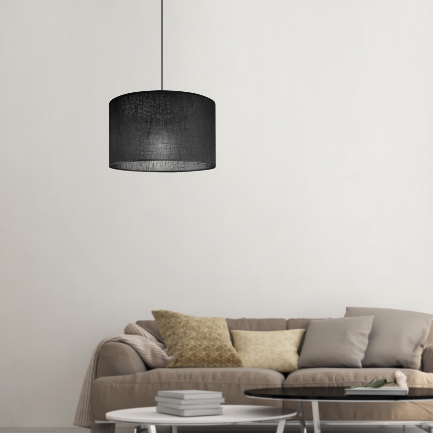 Brilagi - LED Lustr na lanku ANTHONY 1xE27/60W/230V dub/černá