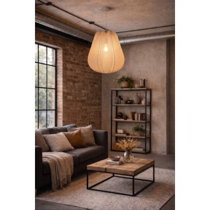 Brilagi - LED Lustr na lanku ARVEN 1xE27/8W/230V pr. 37 cm béžová