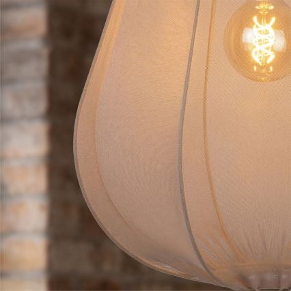Brilagi - LED Lustr na lanku ARVEN 1xE27/8W/230V pr. 37 cm béžová