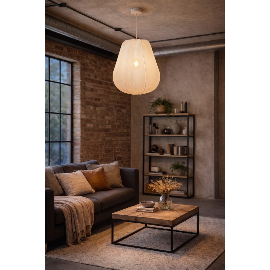 Brilagi - LED Lustr na lanku ARVEN 1xE27/8W/230V pr. 37 cm bílá