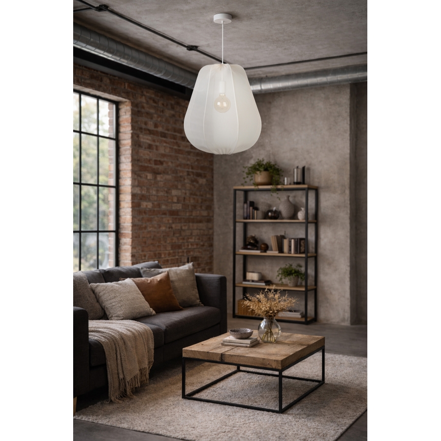 Brilagi - LED Lustr na lanku ARVEN 1xE27/8W/230V pr. 37 cm bílá