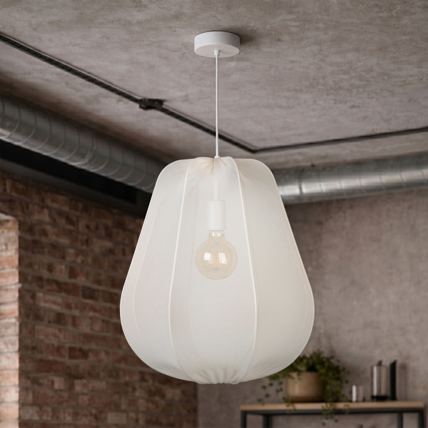 Brilagi - LED Lustr na lanku ARVEN 1xE27/8W/230V pr. 37 cm bílá