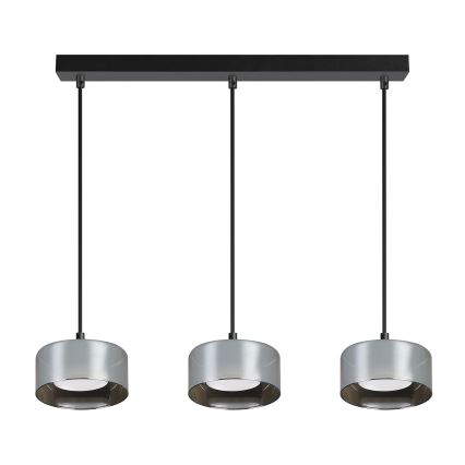 Brilagi - LED Lustr na lanku AURA LUX 3xGX53/30W/230V černá/kouřová