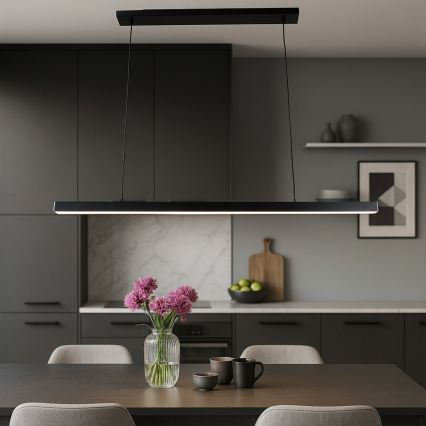 Brilagi - LED Lustr na lanku AXIS LED/30W/230V 120 cm černá