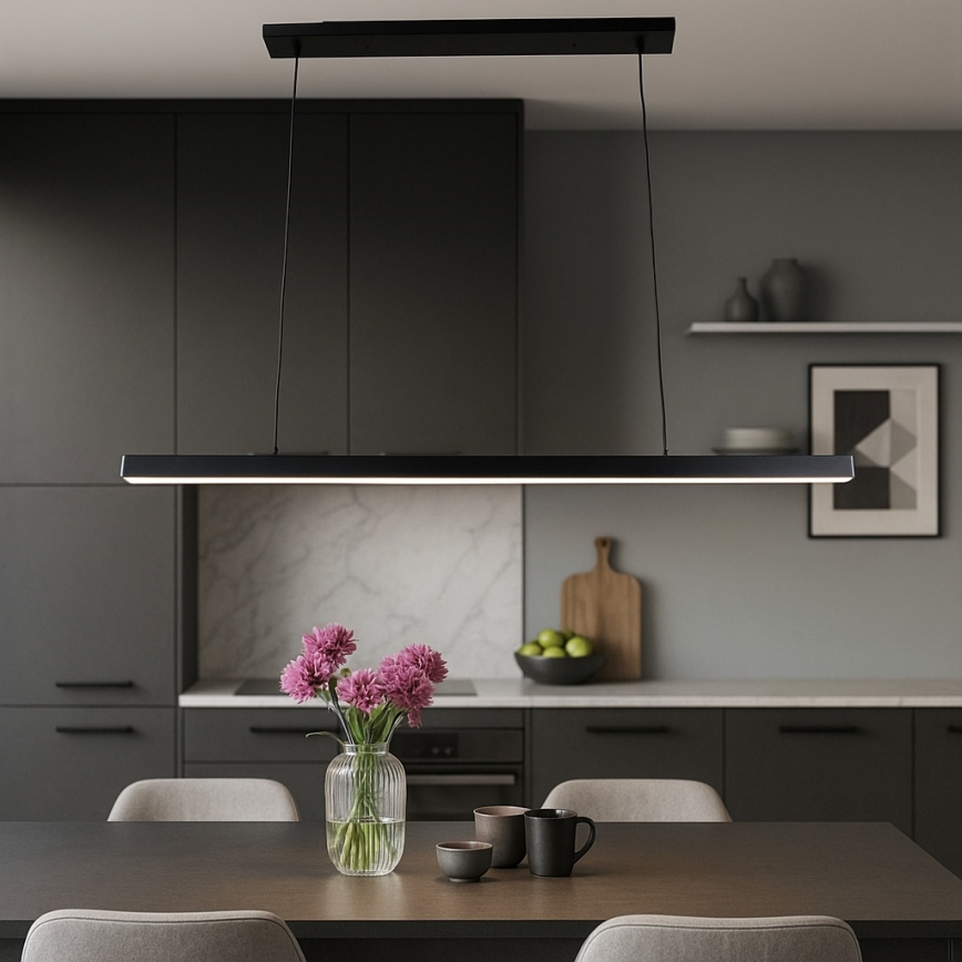 Brilagi - LED Lustr na lanku AXIS LED/30W/230V 120 cm černá