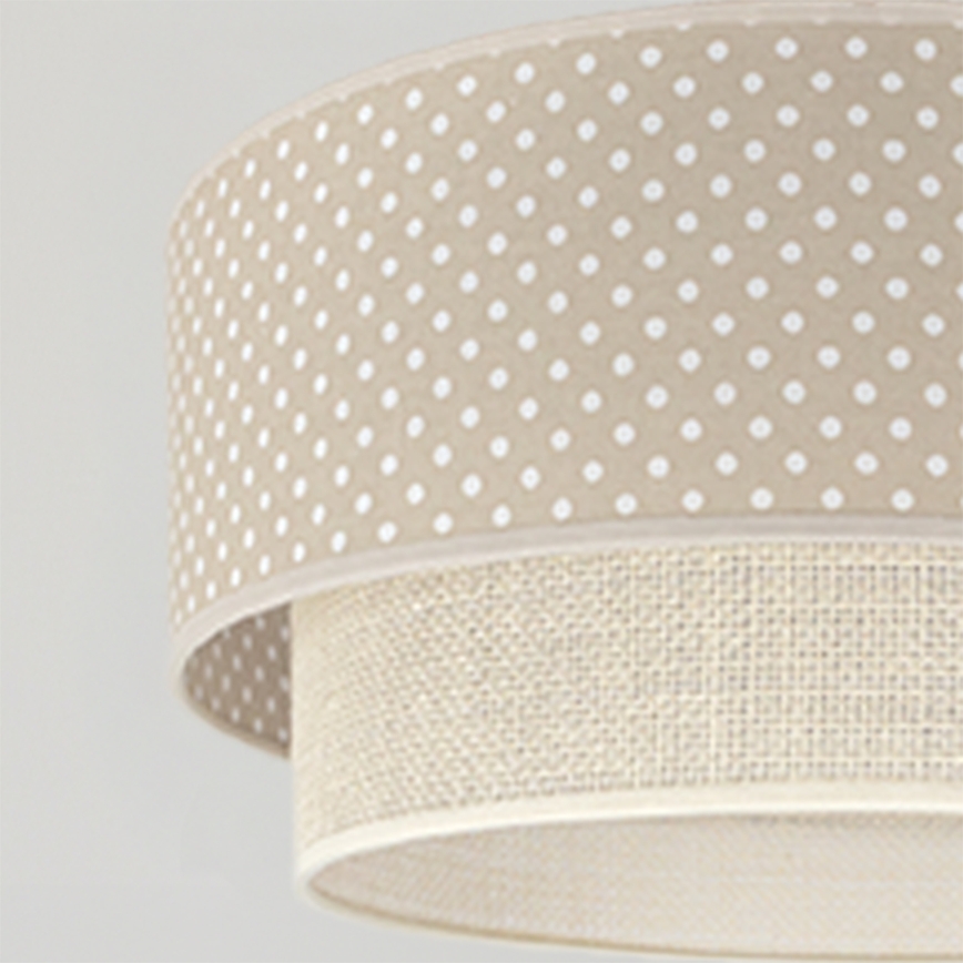 Brilagi - LED Lustr na lanku BOHO BOBO 1xE27/10W/230V pr. 40 cm puntíky béžová/krémová