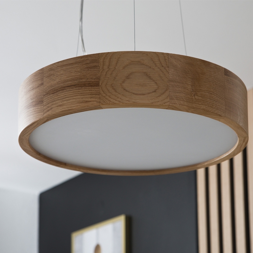 Brilagi - LED Lustr na lanku CARVALHO 2xE27/15W/230V dub pr. 37 cm