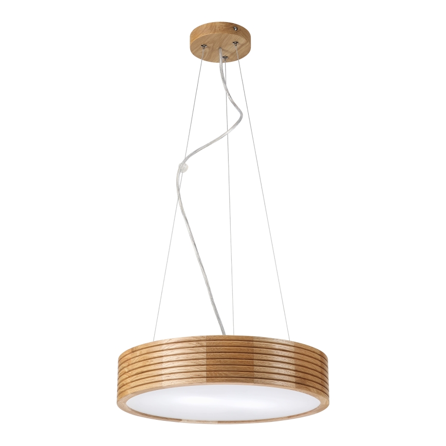 Brilagi - LED Lustr na lanku CARVALHO MODERN 2xE27/60W/230V dub pr. 37,5 cm
