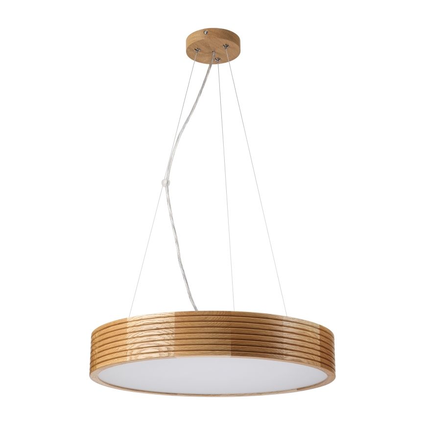 Brilagi - LED Lustr na lanku CARVALHO MODERN 3xE27/60W/230V dub pr. 47,5 cm