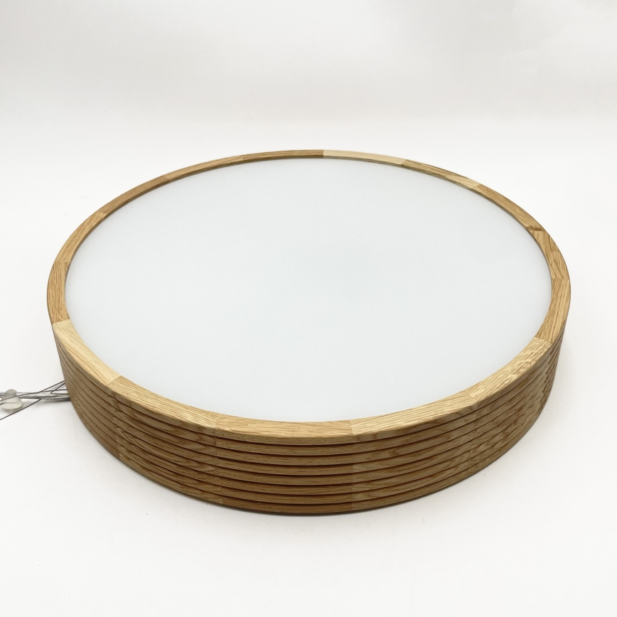 Brilagi - LED Lustr na lanku CARVALHO MODERN 3xE27/60W/230V dub pr. 47,5 cm