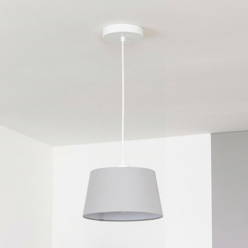 Brilagi - LED Lustr na lanku CERIA 1xE27/40W/230V pr. 25 cm šedá