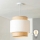 Brilagi - LED Lustr na lanku CERIA 1xE27/40W/230V pr. 30 cm béžová/bílá
