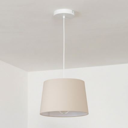Brilagi - LED Lustr na lanku CERIA 1xE27/40W/230V pr. 30 cm béžová