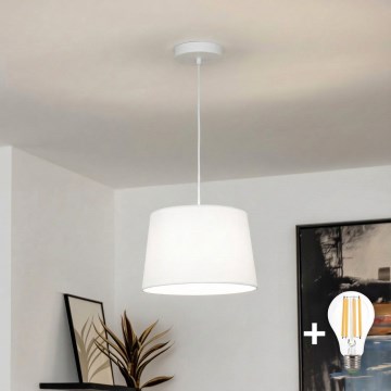 Brilagi - LED Lustr na lanku CERIA 1xE27/40W/230V pr. 30 cm bílá