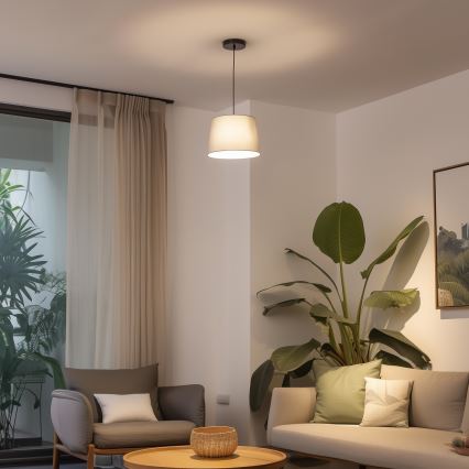 Brilagi - LED Lustr na lanku CERIA 1xE27/40W/230V pr. 30 cm šedá