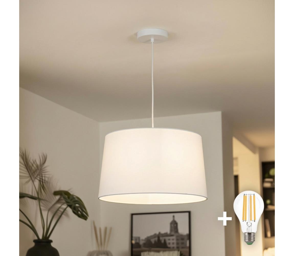 Brilagi - LED Lustr na lanku CERIA 1xE27/40W/230V pr. 45 cm bílá EG300171+EG781041