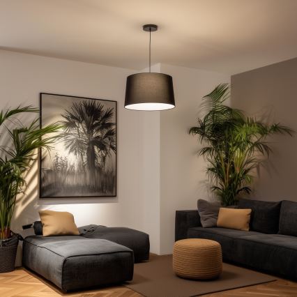 Brilagi - LED Lustr na lanku CERIA 1xE27/40W/230V pr. 45 cm černá