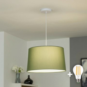 Brilagi - LED Lustr na lanku CERIA 1xE27/40W/230V pr. 45 cm zelená