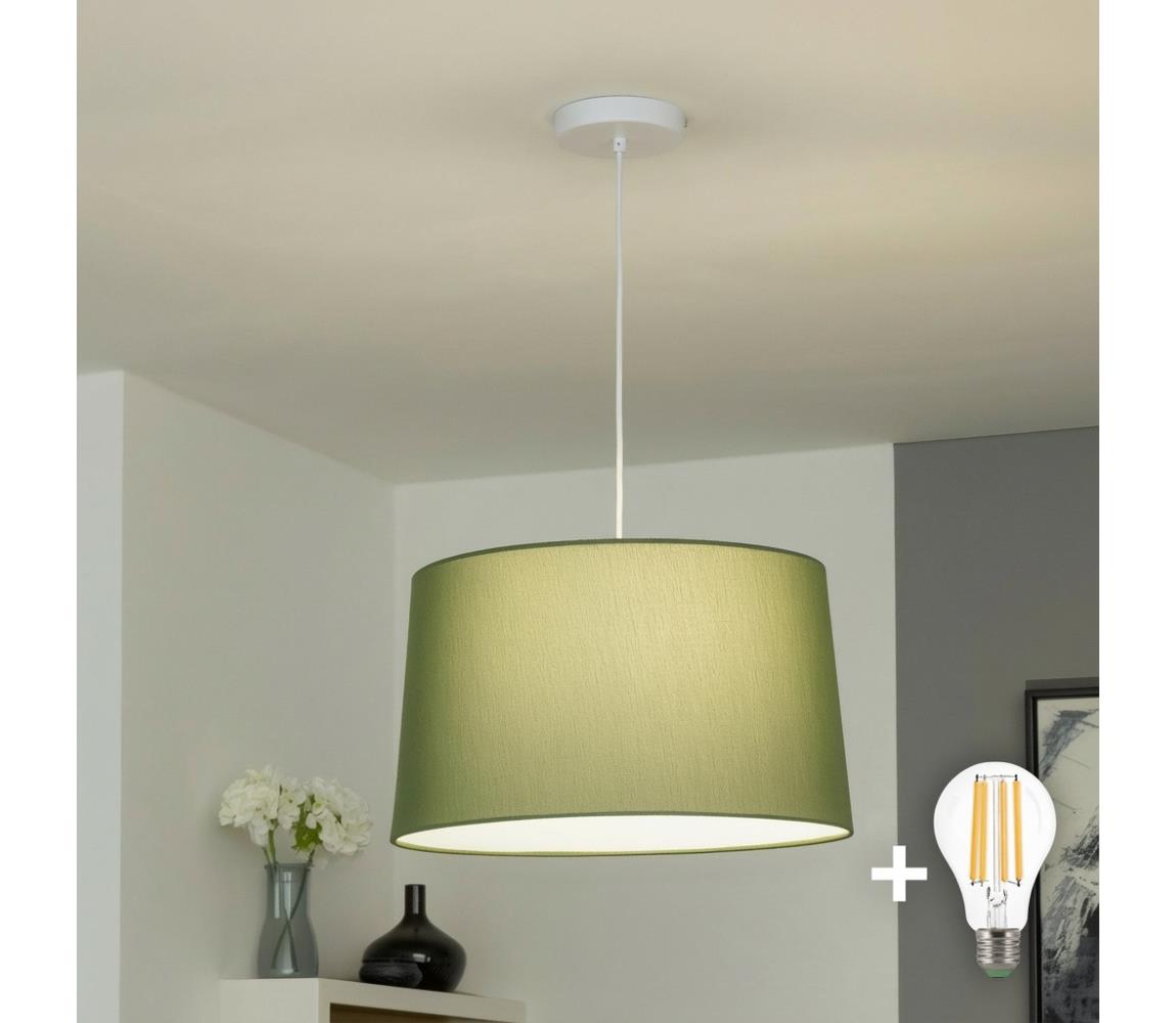 Brilagi - LED Lustr na lanku CERIA 1xE27/40W/230V pr. 45 cm zelená EG300171+EG781045