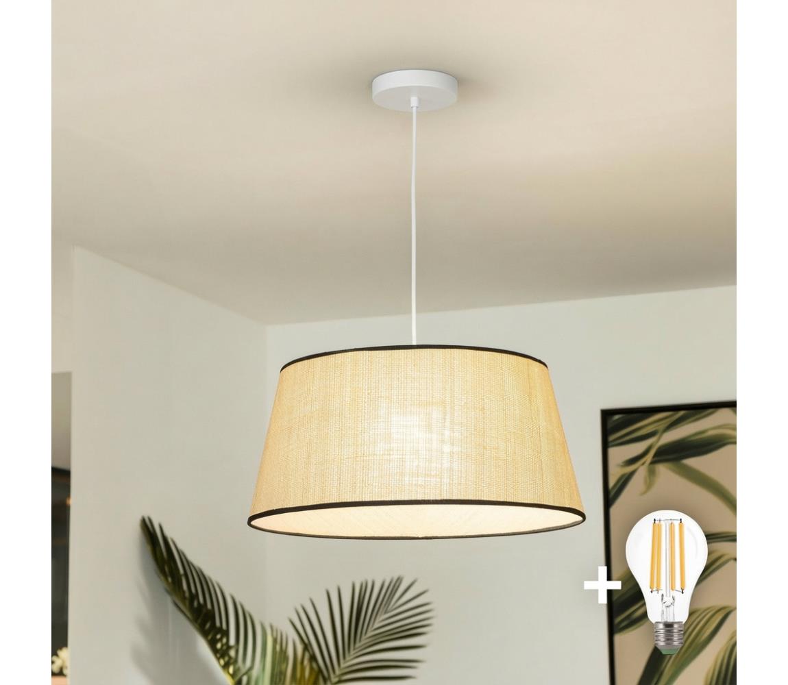 Brilagi - LED Lustr na lanku CERIA 1xE27/40W/230V pr. 50 cm béžová EG300171+EG781084