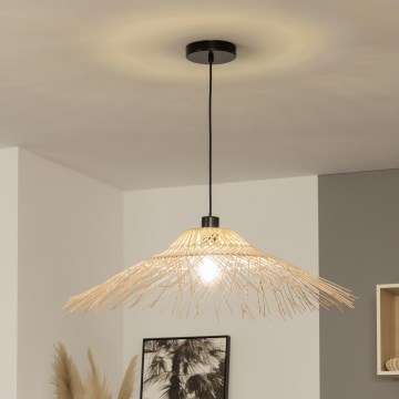 Brilagi - LED Lustr na lanku CERIA BOHO 1xE27/40W/230V pr. 100 cm bambus