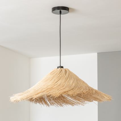 Brilagi - LED Lustr na lanku CERIA BOHO 1xE27/40W/230V pr. 100 cm ratan