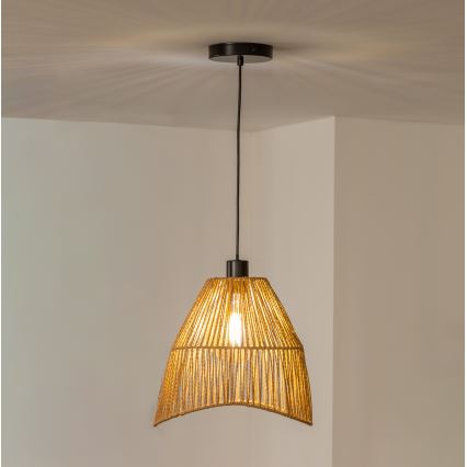 Brilagi - LED Lustr na lanku CERIA BOHO 1xE27/40W/230V pr. 30 cm hnědá