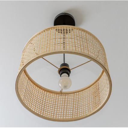 Brilagi - LED Lustr na lanku CERIA BOHO 1xE27/40W/230V pr. 40 cm bambus