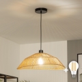 Brilagi - LED Lustr na lanku CERIA BOHO 1xE27/40W/230V pr. 50 cm hnědá