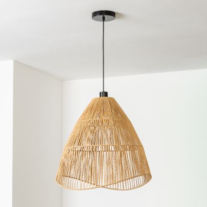 Brilagi - LED Lustr na lanku CERIA BOHO 1xE27/40W/230V pr. 50 cm hnědá