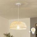 Brilagi - LED Lustr na lanku CERIA BOHO 1xE27/40W/230V pr. 60 cm ratan