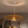 Brilagi - LED Lustr na lanku CERIA BOHO 1xE27/40W/230V pr. 70 cm bílá/hnědá