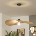Brilagi - LED Lustr na lanku CERIA BOHO 1xE27/40W/230V pr. 80 cm rafie