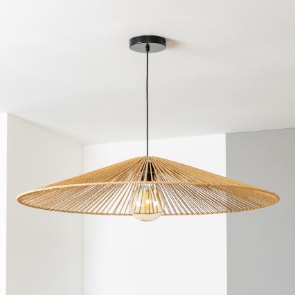 Brilagi - LED Lustr na lanku CERIA BOHO 1xE27/40W/230V pr. 90 cm hnědá