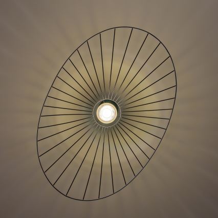 Brilagi - LED Lustr na lanku CERIA WIRE 1xE27/40W/230V 60x80 cm černá