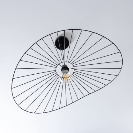 Brilagi - LED Lustr na lanku CERIA WIRE 1xE27/40W/230V 60x80 cm černá