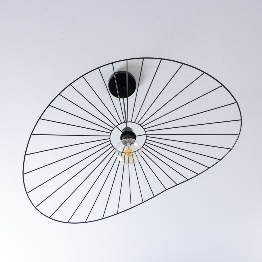 Brilagi - LED Lustr na lanku CERIA WIRE 1xE27/40W/230V 60x80 cm černá