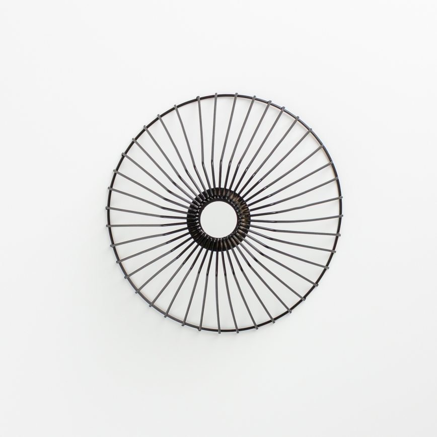 Brilagi - LED Lustr na lanku CERIA WIRE 1xE27/40W/230V pr. 30 cm černá