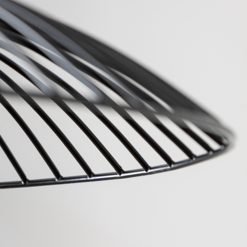 Brilagi - LED Lustr na lanku CERIA WIRE 1xE27/40W/230V pr. 38 cm černá