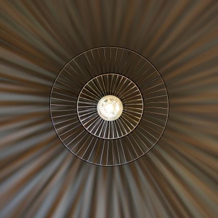 Brilagi - LED Lustr na lanku CERIA WIRE 1xE27/40W/230V pr. 38 cm černá