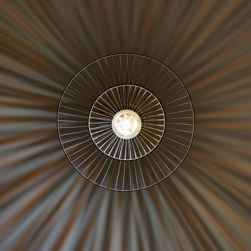 Brilagi - LED Lustr na lanku CERIA WIRE 1xE27/40W/230V pr. 38 cm černá