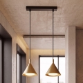 BRILAGI - LED Lustr na lanku CONE DOUBLE 2xGX53/15W/230V zlatá