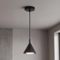 BRILAGI - LED Lustr na lanku CONE SINGLE 1xGX53/15W/230V černá