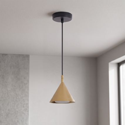 BRILAGI - LED Lustr na lanku CONE SINGLE 1xGX53/15W/230V zlatá