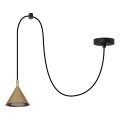 BRILAGI - LED Lustr na lanku CONE SINGLE SPIDER 1xGX53/15W/230V zlatá