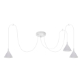 BRILAGI - LED Lustr na lanku CONE TRIPLE SPIDER 3xGX53/15W/230V bílá