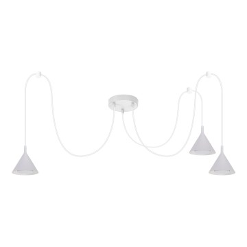 BRILAGI - LED Lustr na lanku CONE TRIPLE SPIDER 3xGX53/15W/230V bílá