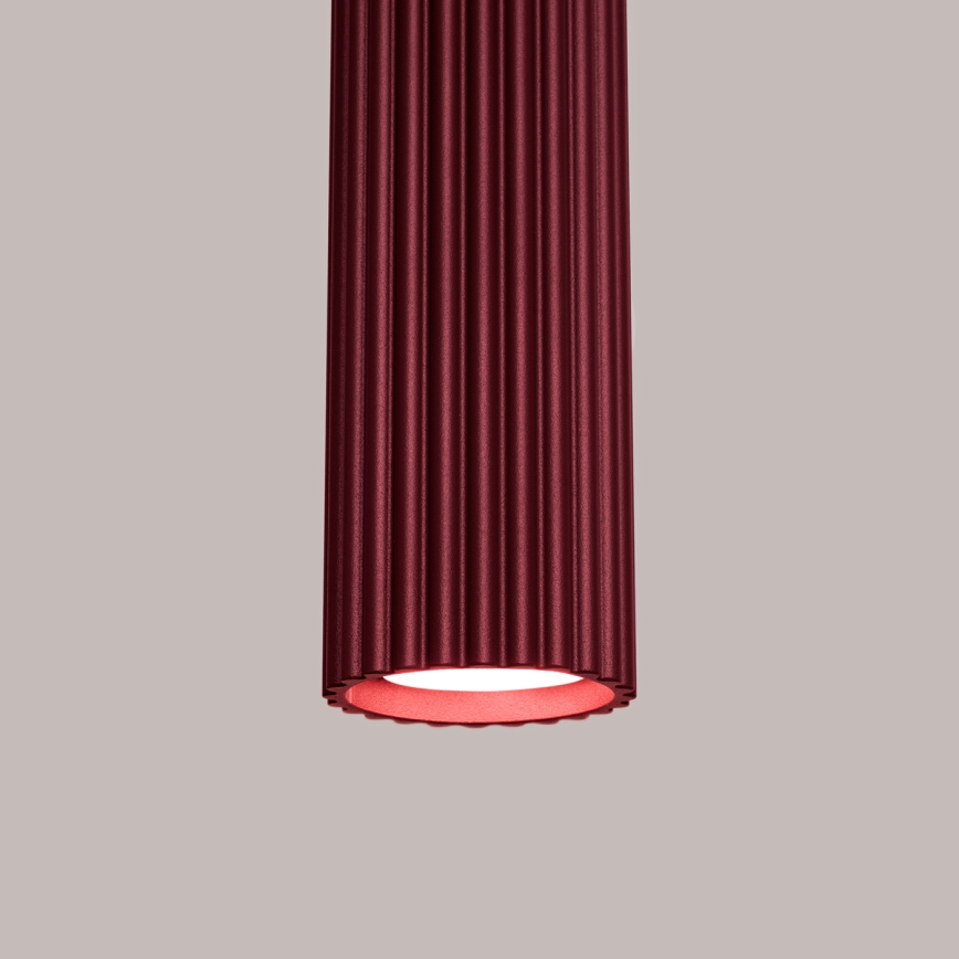 Brilagi - LED Lustr na lanku CRESTO 1xGU10/10W/230V burgundy