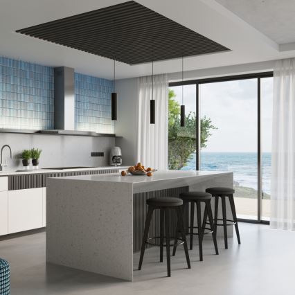 Brilagi - LED Lustr na lanku CRESTO 1xGU10/10W/230V černá