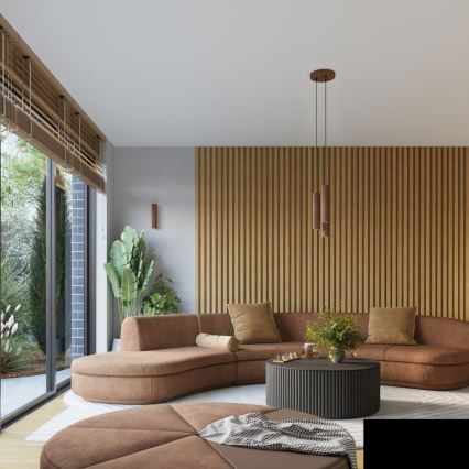 Brilagi - LED Lustr na lanku CRESTO 1xGU10/10W/230V hnědá